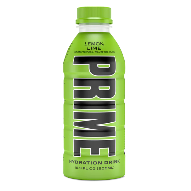 PRIME HYDRATION LEMON & LIME 500ml (12 Pack)
