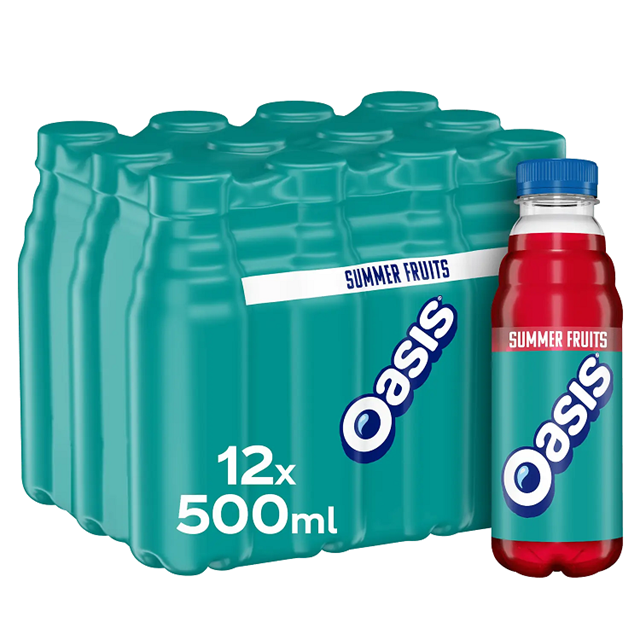 Oasis Summer Fruits 500ml (12 Pack)