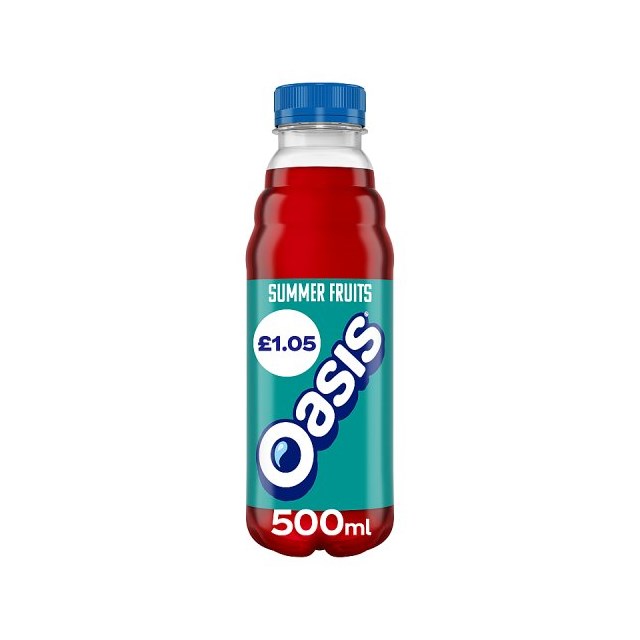 OASIS SUMMER FRUITS 500ml £1 (12 PACK)