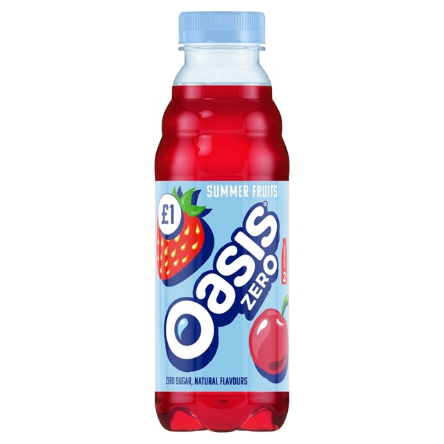 OASIS £1.09 or 2 For £2 SUMMER FRUITS ZERO