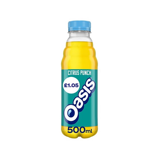 OASIS CITRUS PUNCH 500ml £1.05 (12 PACK)