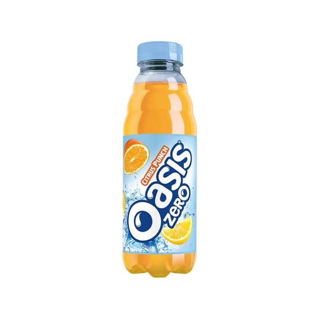 OASIS CITRUS PUNCH ZERO 500ml (12 PACK) 31 MAY DATED
