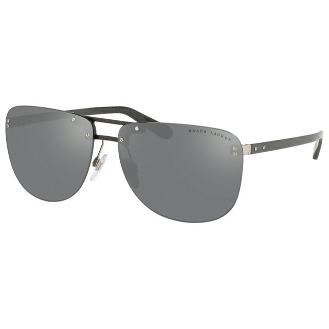 RALPH LAUREN DNA Sunglasses CARBON GREY MIRROR 57066G