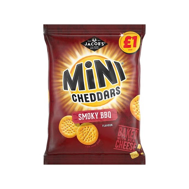 MINI CHEDDARS £1 SMOKY BBQ
