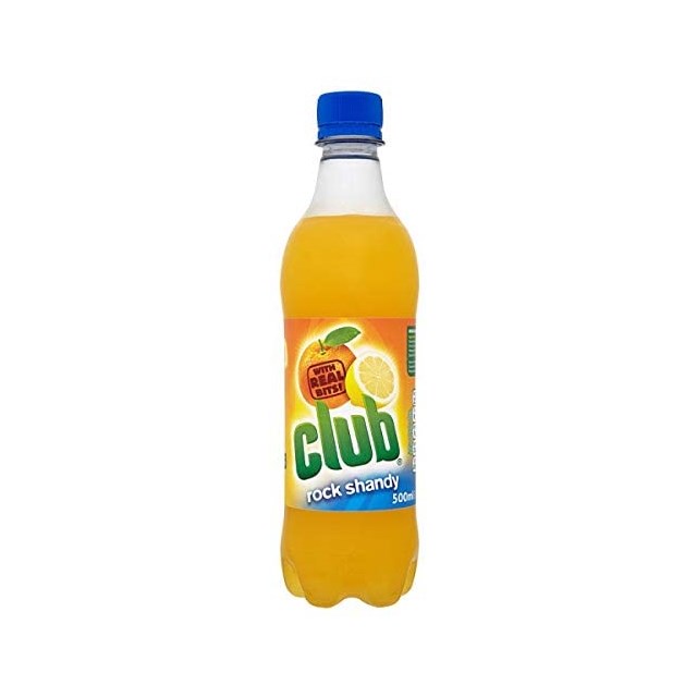 CLUB ROCK SHANDY BOTTLES 500ml (24 PACK)