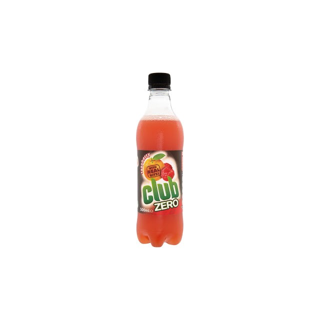 CLUB ZERO ORANGE & RASPBERRY BOTTLES