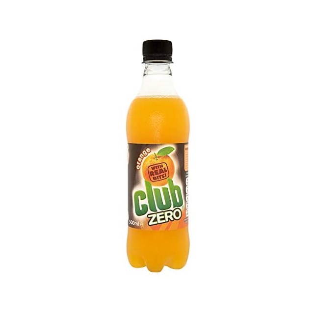 CLUB ZERO ORANGE 500ml (24 PACK)