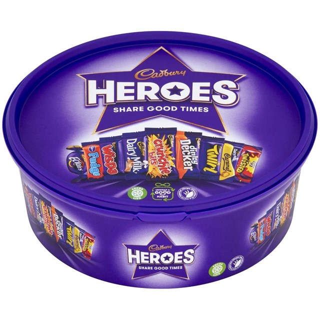 Cadburys Heroes Tubs 600g