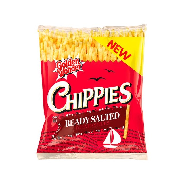 GOLDEN WONDER CHIPPIES READY SALTED