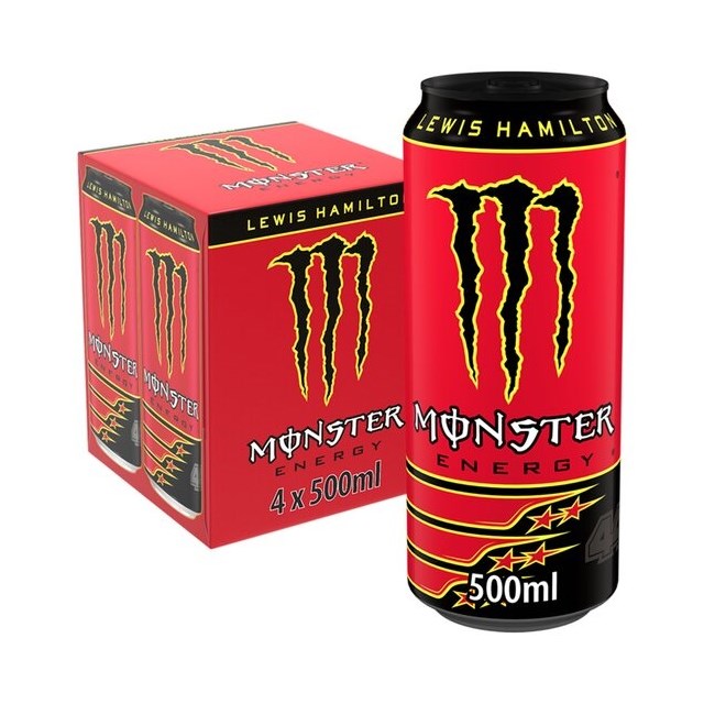 MONSTER ENERGY DRINK LEWIS HAMILTON 500ml (6 x 4Pack)