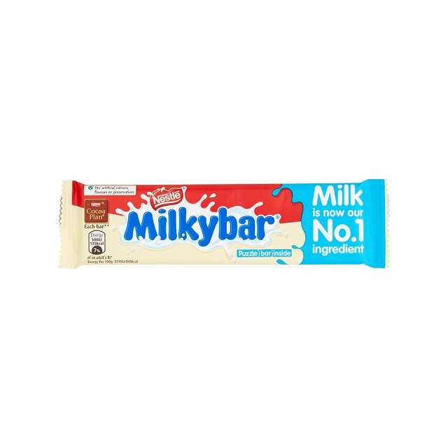 MILKYBAR WHITE CHOCOLATE 25g (40 PACK)