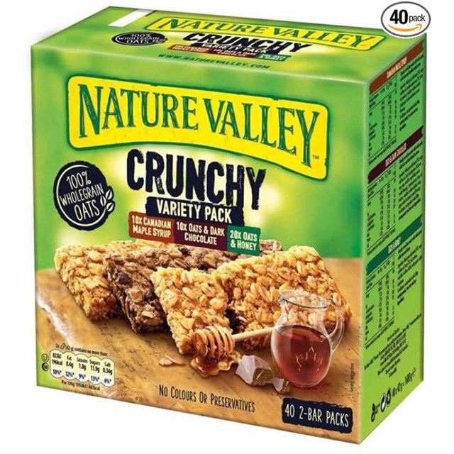 NATURE VALLEY CRUNCHY VARIETY PACK (40 Pack)