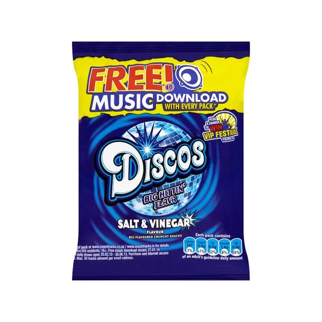 DISCOS SALT & VINEGAR 25g (24 PACK)