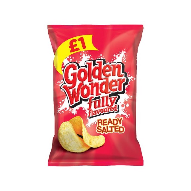 GOLDEN WONDER £1 READY SALTED
