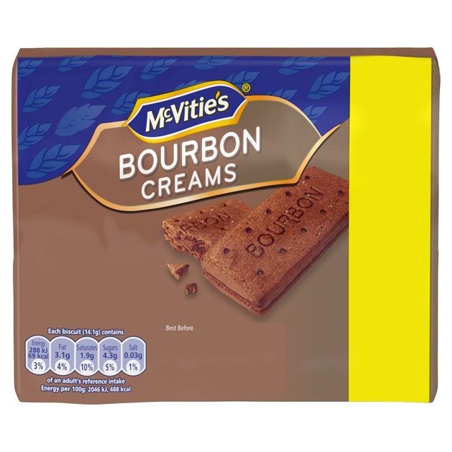 MCVITIES BOURBON CREAMS 300g £1 (12 PACK)
