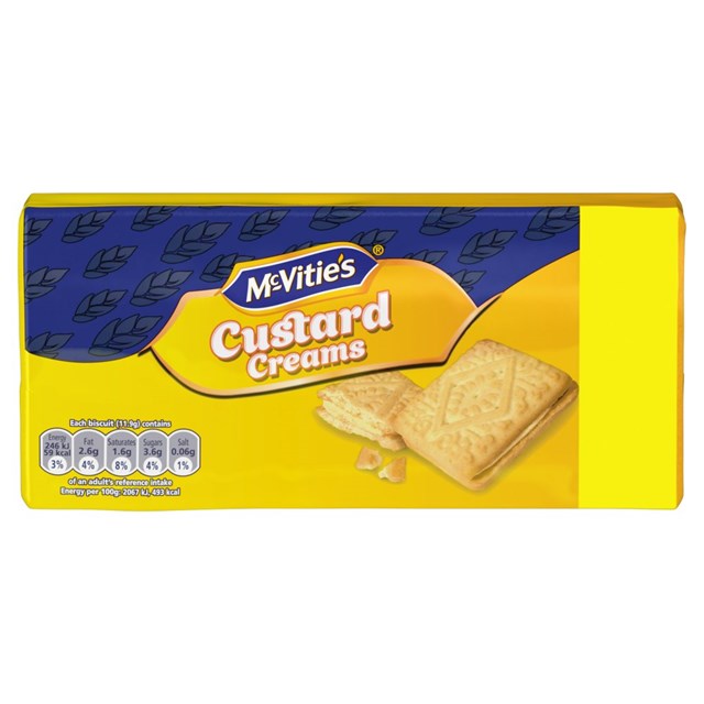 MCVITIES CUSTARD CREAMS 300g £1 (12 PACK)