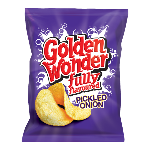 Golden Wonder Crisps Pickled Onion 32.5g (32 Pack) Golden Wonder Crisps Pickled Onion 32.5g (32 Pack)