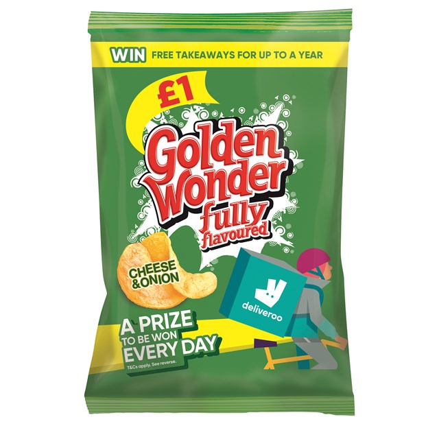 GOLDEN WONDER £1 CHEESE & ONION