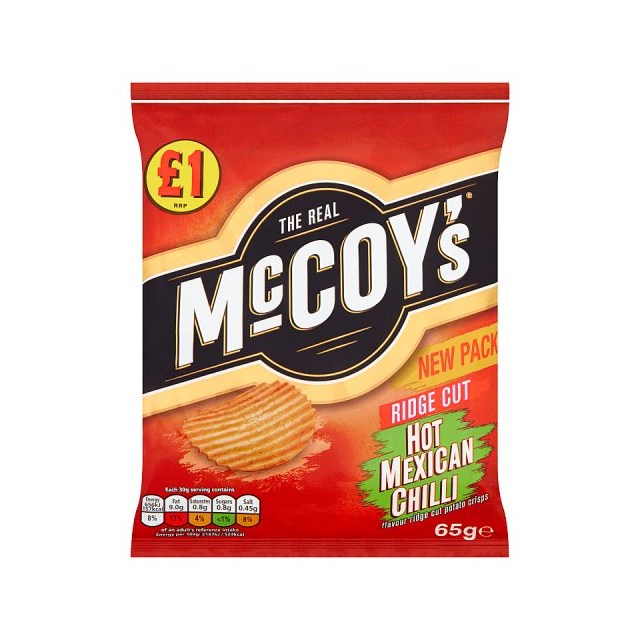 MCCOYS £1 FIERY STEAK