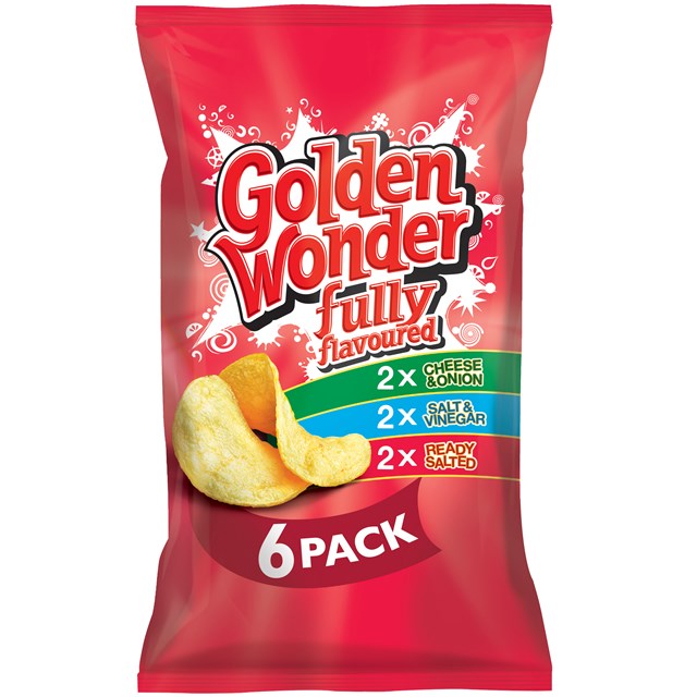 Golden Wonder Multipack Variety Pack 16 x 6 Pack