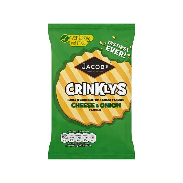 MINI CHEDDARS CRINKLY CHEESE & ONION