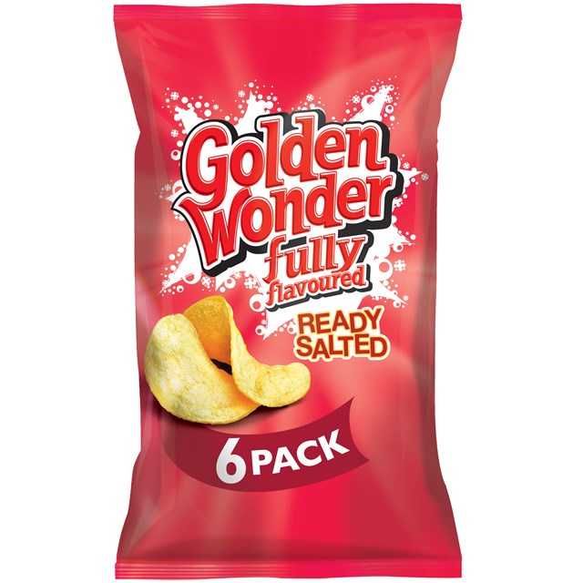 GOLDEN WONDER MULTIPACK READY SALTED
