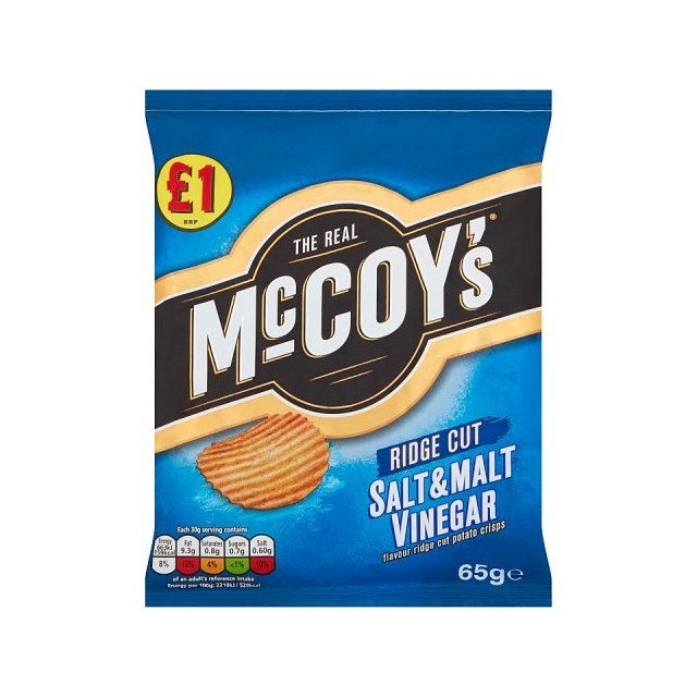 MCCOYS £1 SALT & VINEGAR