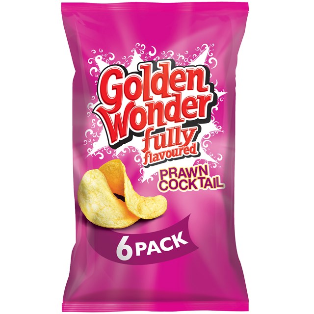 GOLDEN WONDER MULTIPACK PRAWN COCKTAIL