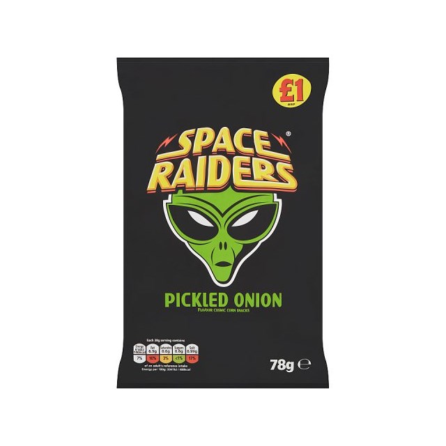 SPACE RAIDERS £1 PICKLED ONION