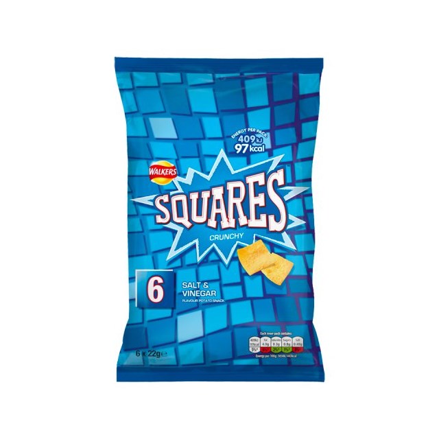 WALKERS 5PACK SQUARES SALT & VINEGAR