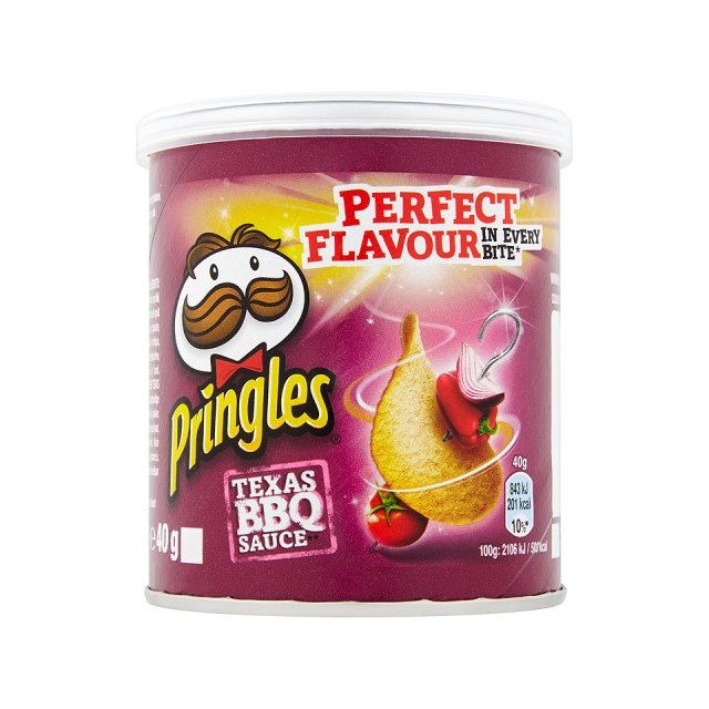 PRINGLES TEXAS BBQ 40g (12 PACK)