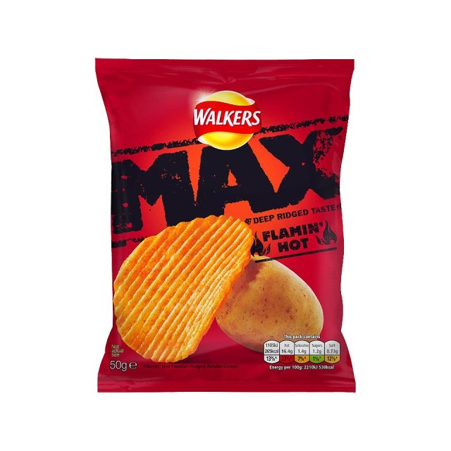 WALKERS MAX FLAMIN HOT