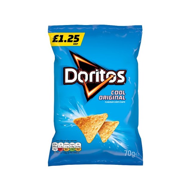 Walkers Doritos Cool Original 70g 18 Pack £1.35