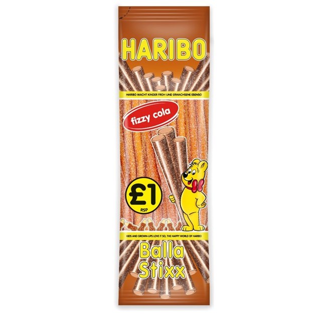 HARIBO £1 BALLA COLA STIXX