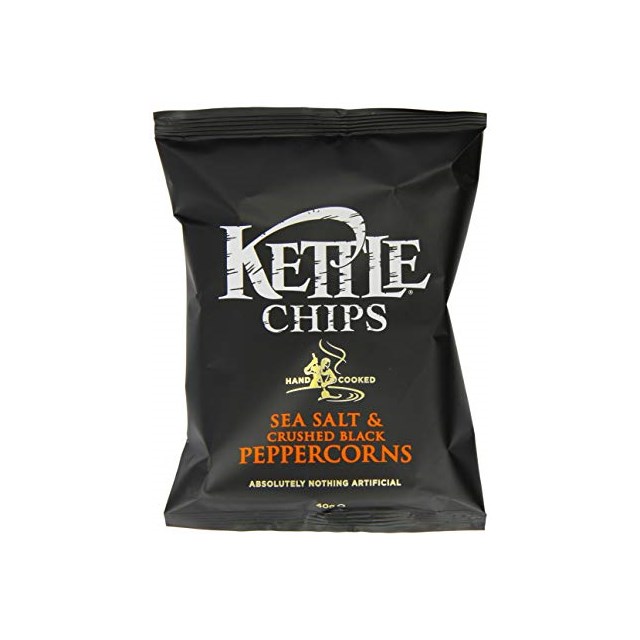 KETTLE CHIPS BLACK PEPPER