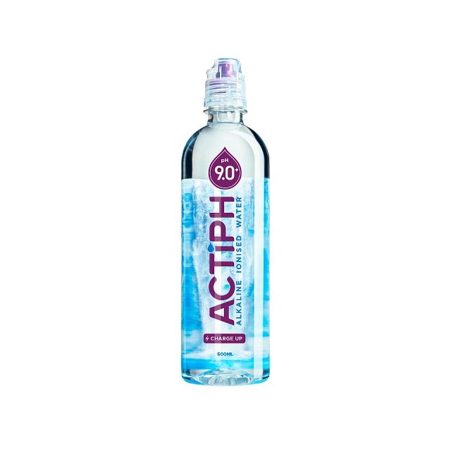 ACTIPH ALKALINE IONISED WATER 600ml (12 PACK)