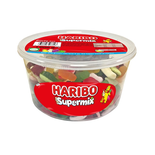 HARIBO TUBS 1KG SUPERMIX