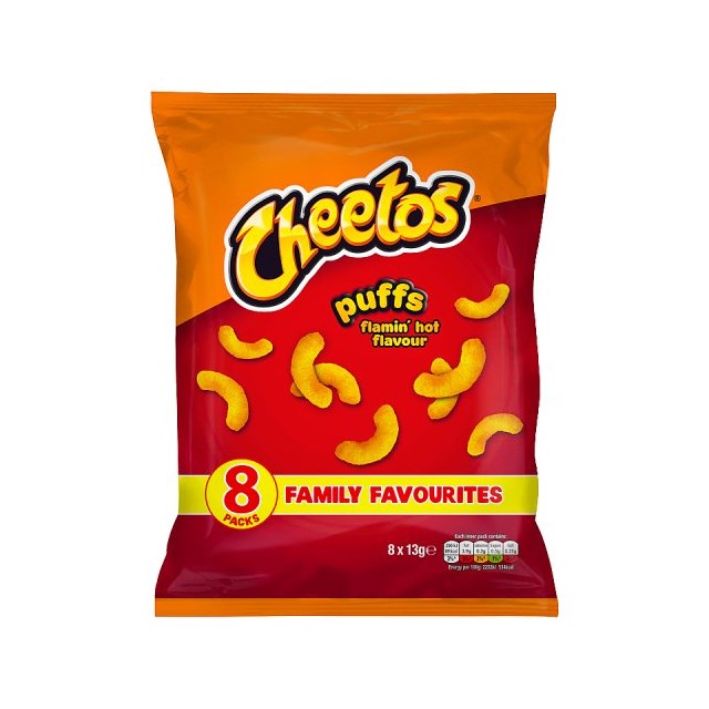CHEETOS FLAMIN HOT 8PACK