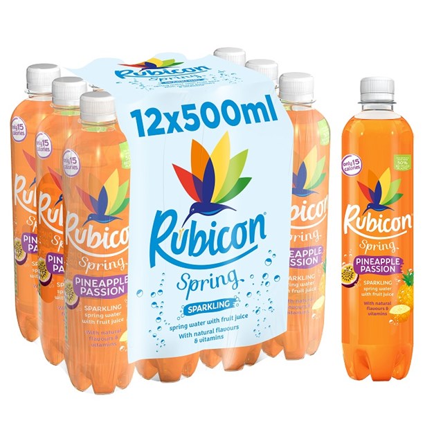 Rubicon Spring Pineapple Passion 500ml 12 Pack