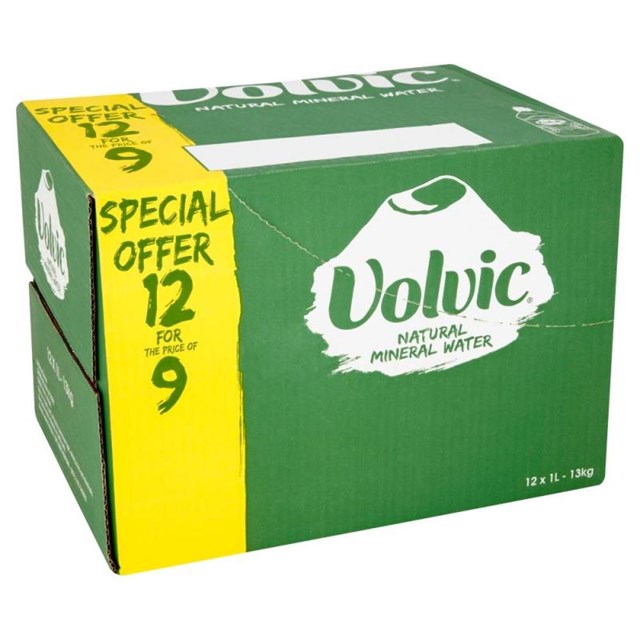 VOLVIC SPORT 12FOR9 FLASH PACK