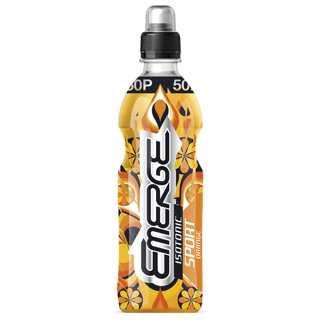 EMERGE SPORTS DRINK ORANGE 500ml 50P (12 PACK)