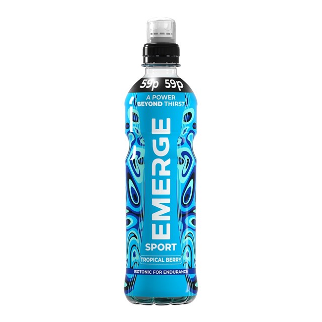 Emerge Sports Drink Tropical Berry 500ml 59p (12 Pack)