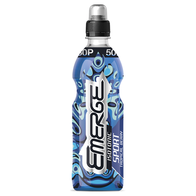 EMERGE SPORTS DRINK TROPICAL BERRY 500ml 50P (12 PACK)