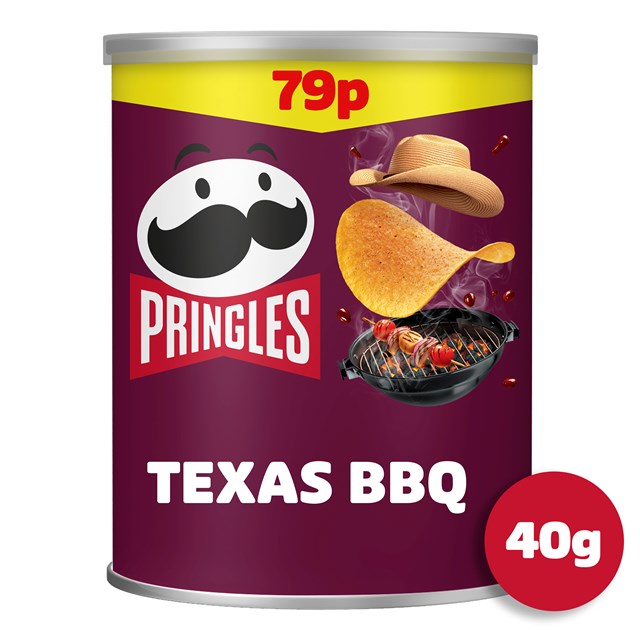PRINGLES BBQ 40g 69p (12 PACK)