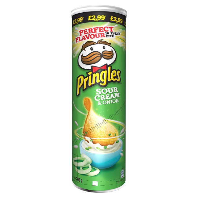 PRINGLES £2.49 SOUR CREAM