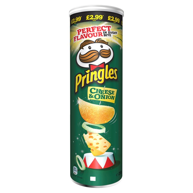 PRINGLES £2.49 CHEESE & ONION