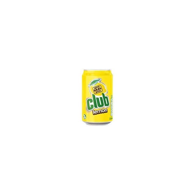 CLUB LEMON CANS 330ml (24 PACK)