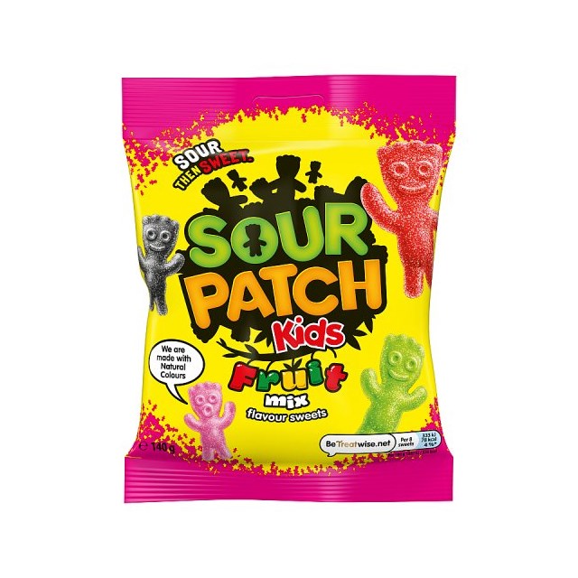 Sour Patch Kids Fruit Mix 130g (10 Pack)