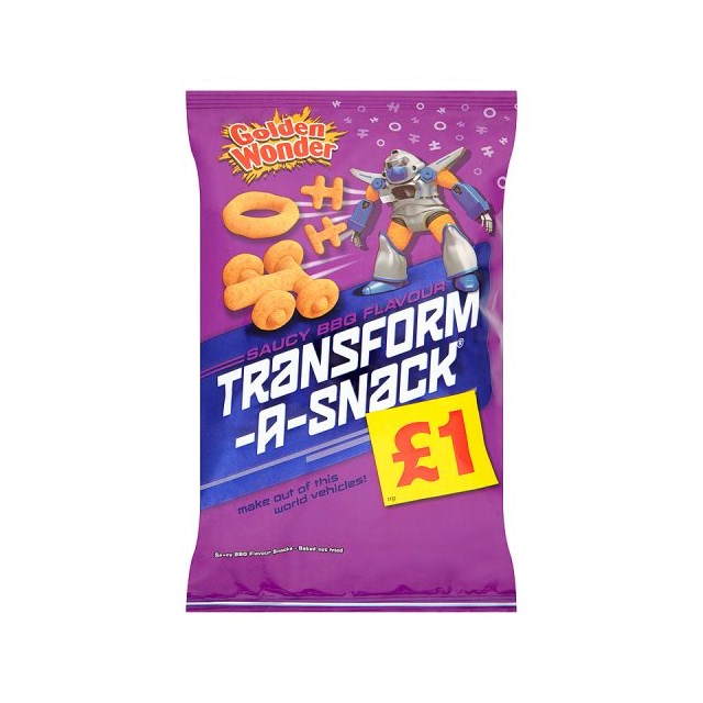 GOLDEN WONDER £1 TRANSFORM A SNACK BBQ
