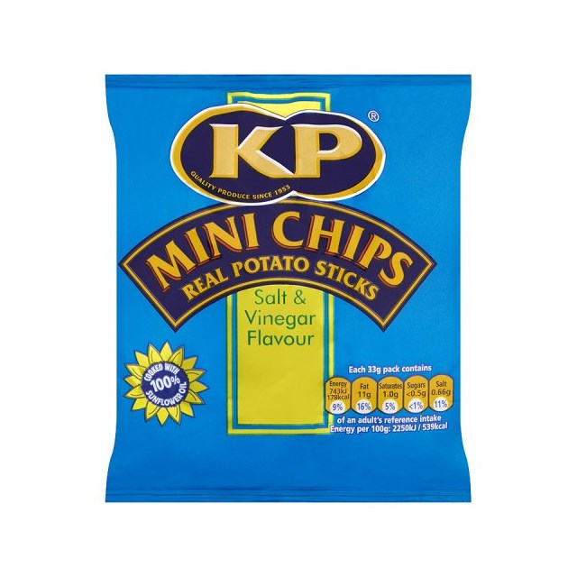 KP MINI CHIPS SALT & VINEGAR